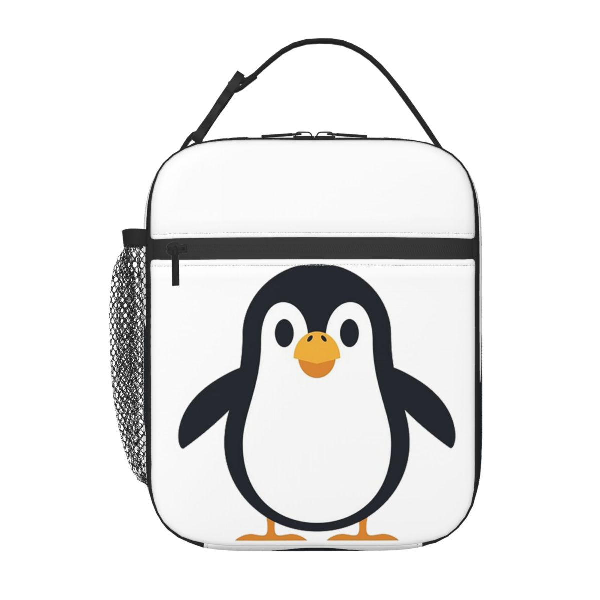 Penguin Insulated Lunch Bag for Women Kids Portable Food Boxes Thermal Lunch Box Tote One Size