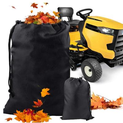 Czarny 244*142cm Traktorek ogrodowy Worek do przechowywania liści Zamiatarka ogrodowa