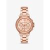Oversized Maren Rose Gold-Tone Watch MK7494