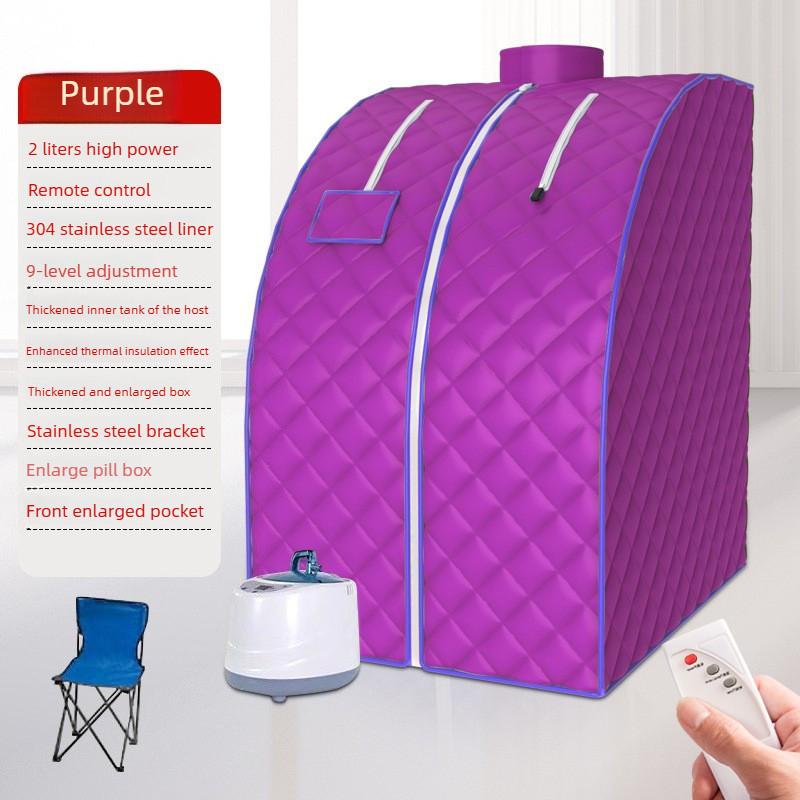 Portable Folding Sweat Steamer Whole Body Steam Cycle Sauna Bath Box Household Portable Steam Sauna Kit