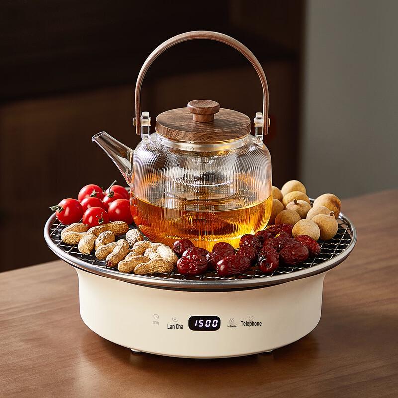 Электрическая плитка для чая и стеклянный чайник Yihucha, набор