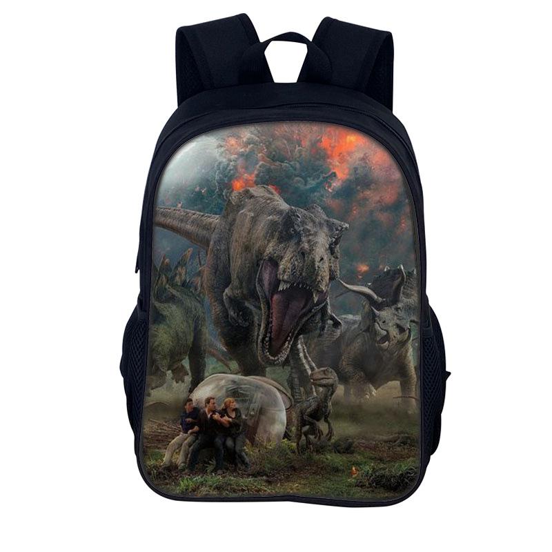 Jurassi Print C School Backpacks for boys Girls Park Resistant School Student College Bag Dinosaur  Printing Bookbags