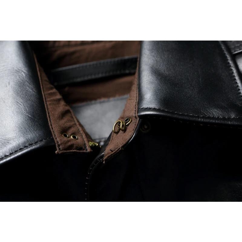 Chinese Size Classic A2 Genuine Horsehide Flight Suit Jacket Aviator Coats Genuine Leather Jacket Men Motorcycle Jackets Autumn