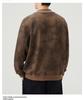 Men's Retro Heavyweight Knit Hoodie - Loose Casual Style for Autumn and Spring