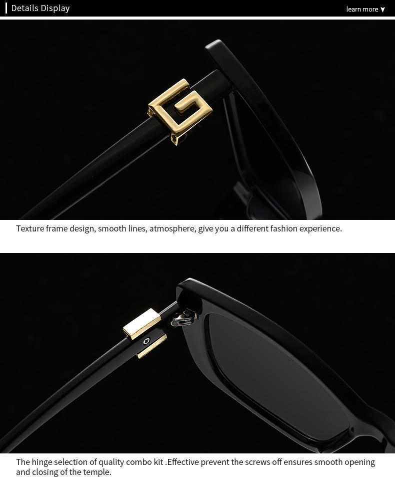 Cross-Border Cat Eye Sunglasses Women Ins Style Modern Fashion Trendy UV Protection