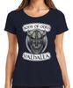 Sons of Odin Valhalla Wikinger Krieger Totenkopf Nordisch Damen T-Shirt
