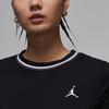 Jordan T Shirts Women's Black Crew Neck Moderate FV7090-010