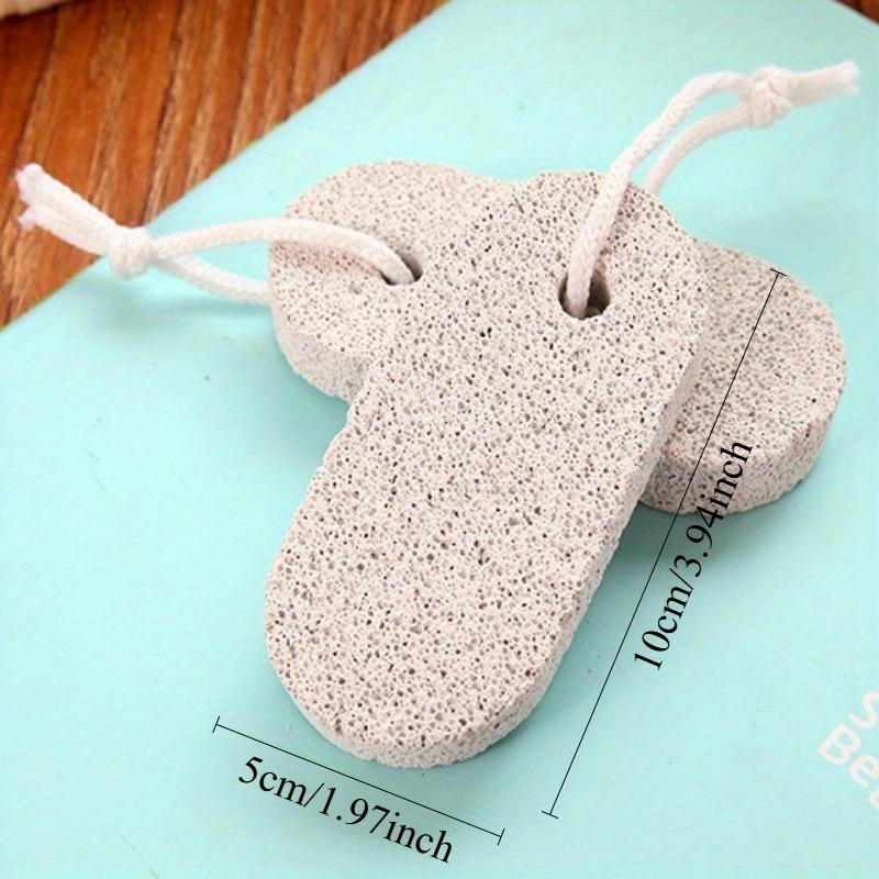 2pcs/5pcs Natural Volcanic Lava Pumice Stone, Foot Callus Remover, Skin Care Accessory with Rope Handle for Home Spa
