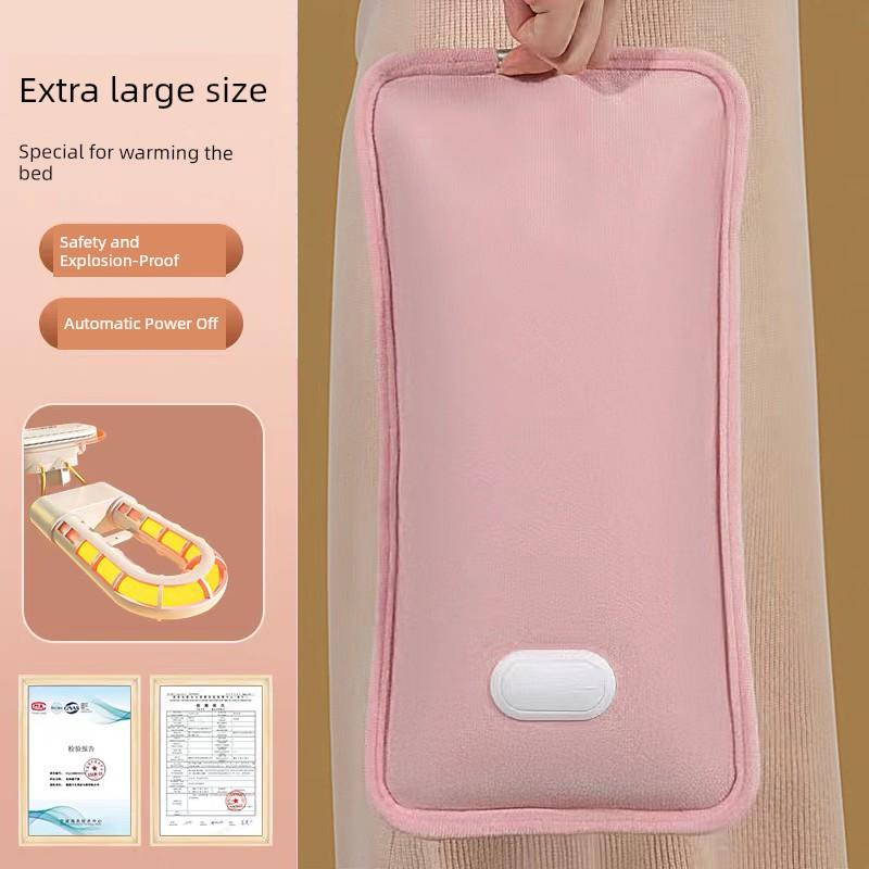 Hot Water Bottle Rechargeable Model, Thickened Explosion-Proof, Genuine Product from Official Flagship Store, Specifically for Elderly Hot Compresses