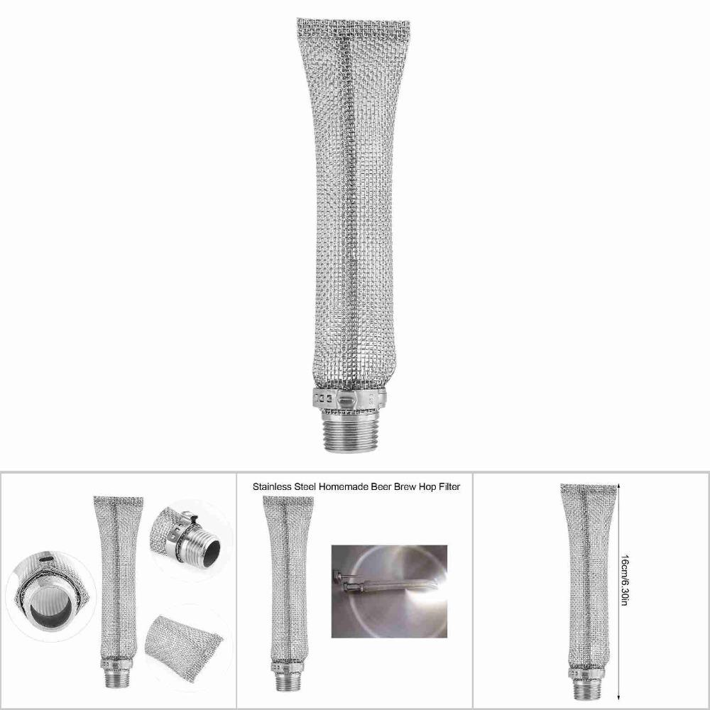 304 Stainless Steel Beer Brew Filter 1/2in NPT Home Brewing Filter For Kettle Mash Tun