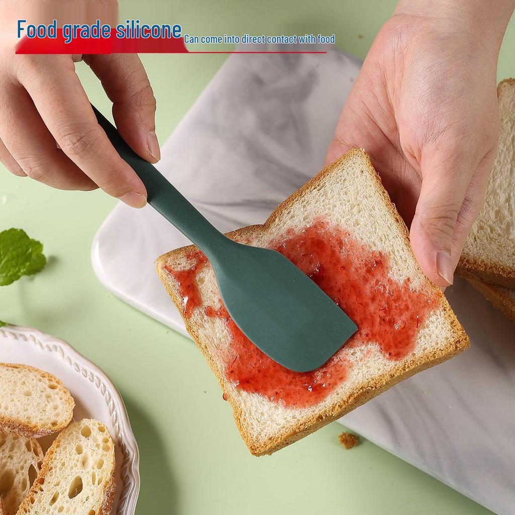 Heat-Resistant Silicone Baking Scraper & Spatula for Mixing and Cream