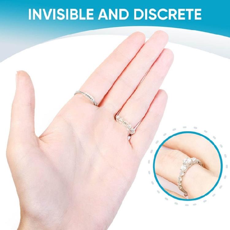 Invisible Ring Reducer Guards Ring Size Adjuster for Loose Ring Prevent Rings from Loosening & Slipping Off 8 Sizes
