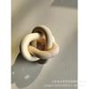 Bohemian B&B Decorative Wooden Chain Three Ring Wooden Chain Home Crafts Decorative Wooden Ornaments Wholesale White