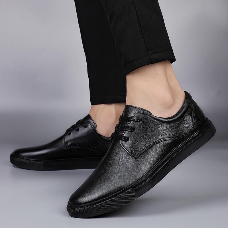 Fashion High Quality Summer Hollow Out Breathable Genuine Leather Shoe Business Casual Shoes Comfortable Sports Shoes Luxury Brand Shoes