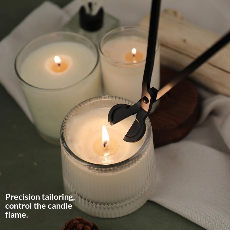 KerzenDochtschneider Edelstahl Kerzenschere Galvanisierter Dochtschneider Für Aromatherapie-Kerze Heimdekoration