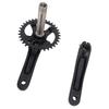 Bike Crank Arm Set Hollow Integrated Single Disc Aluminum Alloy Mountain Bike Crank Arm Set with