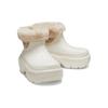 Crocs Stomp Lined Boot Comfortable Durable Short Boots Women boots White 208718-160