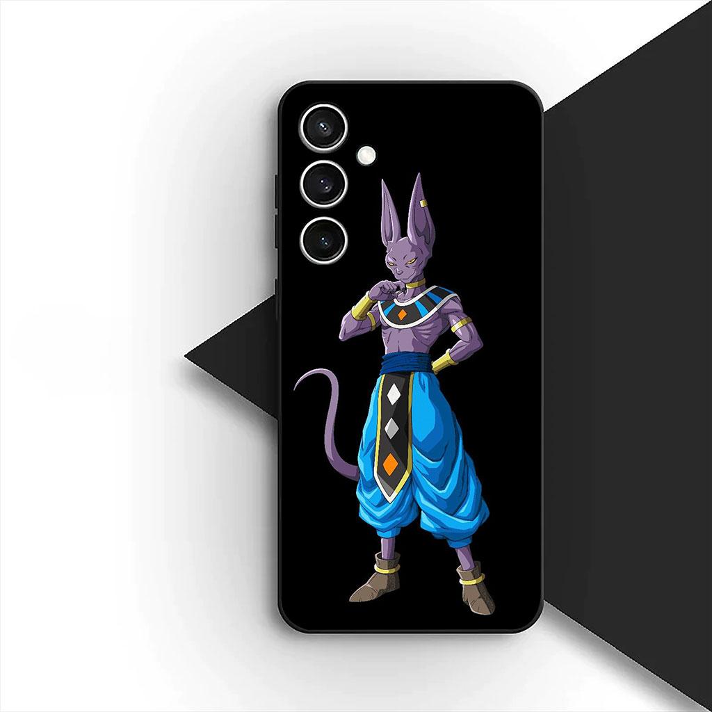 Cover per Telefono per Samsung Galaxy S22 S21 S20 FE Ultra Plus A07 A17 A15 A16 A25 A57 A37 Custodia Beerus Dragon Ball Goku Dragon Ball
