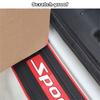 4PCS Universal Rubber Car Door Scuff Sill Cover Panel Step Protector Bumper Corner Protector