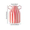 Ceramic Flower Vase Birthday Gift Modern Plants Container Decorative Vase for Farmhouse Entrance Table Shelf Living Room Kitchen