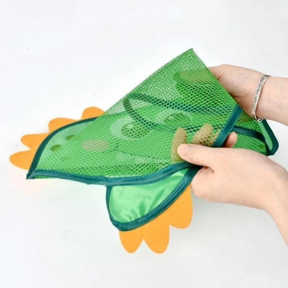 2Pcs with Suction Cup Baby Bath Toys Storage Bag Duck Shapes Bath Game Bag for Bathtub