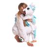 Piżama dla dzieci dziecięca kigurumi onesie jednorożec niebieski 105-115 cm