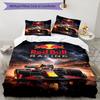 3pcs Racing Bedding Set Duvet Cover Closure Includes 1 Duvet Cover & 2 Pillowcases, Soft and Comfortable for All Seasons.