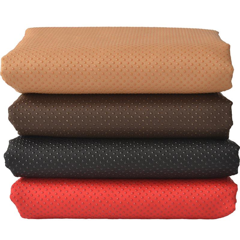Pre-cut Non-Slip Fabric Sofa Cushion Coaster Shoes Pad Fabric Polyester Anti Slip Rubber Non Skid Fabric
