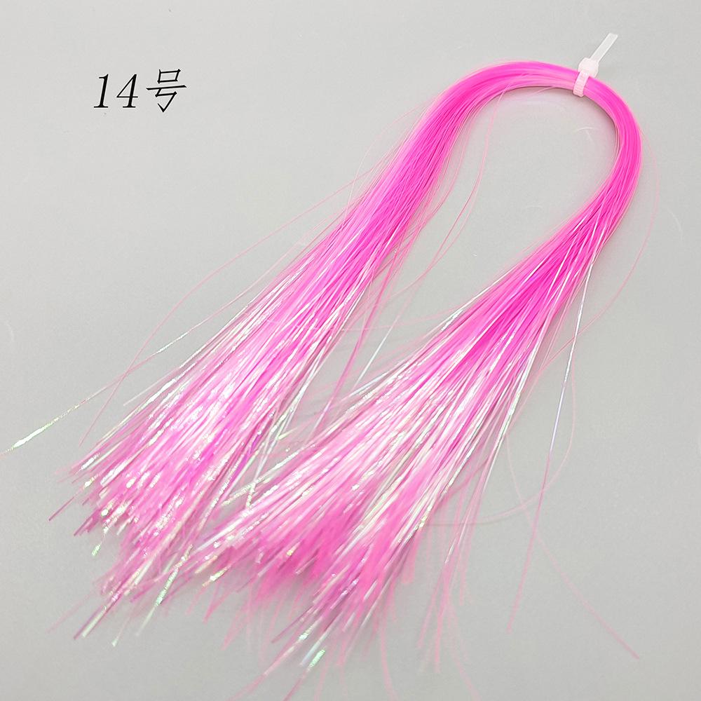Oem 35cm 3g/bag Colorful Bright Silk Road Fly Hook Accessories 16 Colors Diy Fly Bait Fish Hook Body Binding Accessories New Arr