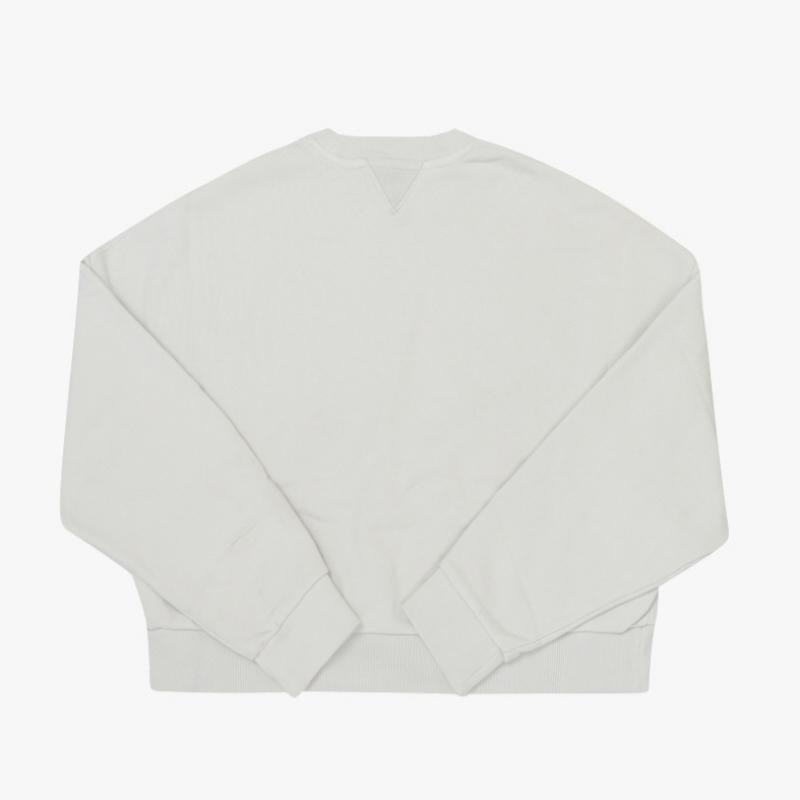 Entire Studio Es2126ri  Box Crew Rice  Box Common Sweatshirt