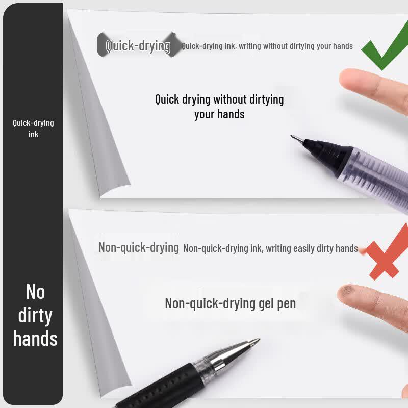Baixue Sheng 0.5mm Quick-Drying Black Gel Pen