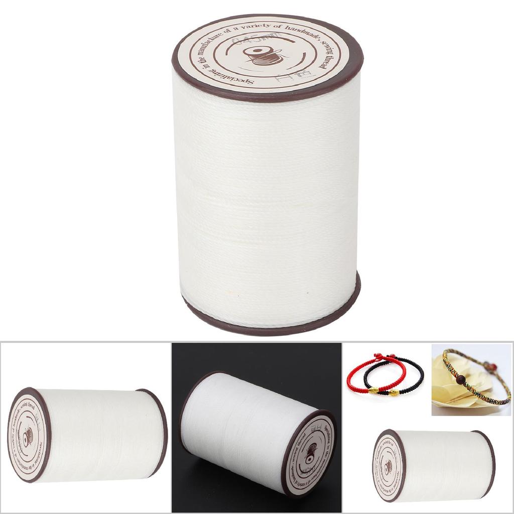 0.45mm Leather Sewing Wax Cord 160mCelsiusRoll Handwork Knitting Craft Wax Thread(Black)