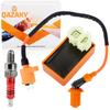 QAZAKY Performance AC CDI + Ignition Coil + Spark Plug A7TC GY6 50cc -