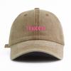 1pc Princess Print Washed Baseball Cap for Adults,  Minimalist Retro Style Casual Soft Adjustable Dad Hat, Perfect As Gift