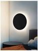 Modern Minimalist Round Wall Lamp for Bedroom and Living Room Decor