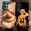 Luffy Zoro Cartoon Case for Samsung Galaxy S21 S22 S9 S20 S24 Plus S23 FE S25 Ultra Funda Phone Cover