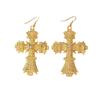 European & American Trendy Street Style Cross Drop Earrings for Women