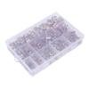 100pcs Spring Clips Clamps Assortment Kit for Air Hose Water Pipe Automotive Fuel Line