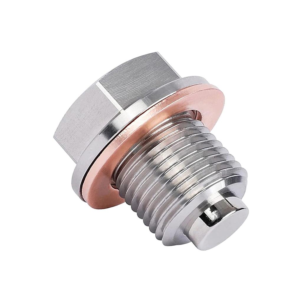 Engine Oil Pan Protection Plug Stainless Steel Magnetic Bolt CNC Machined for Motor Oil Sink M16X1.5