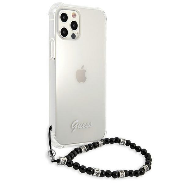 Guess Guhcp12Mkpsbk Iphone 12/12 Pro6,1 Transparent Hardcase Black Pearl