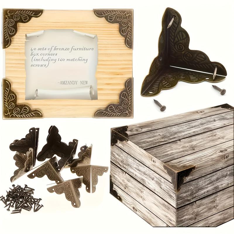 Decorative Corner Brackets for Connecting Layer Boards, L-shaped Right Angle Bracket 90 Degrees, Chinese Style, Corner Brackets