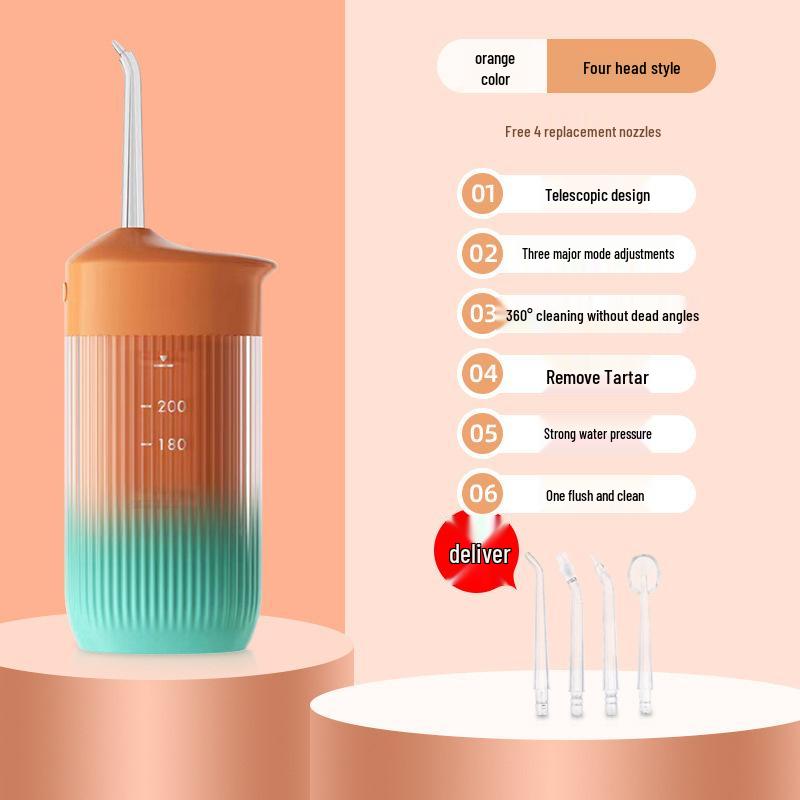 Portable Electric Water Flosser: Mini Oral Irrigator & Teeth Cleaner for Home Use