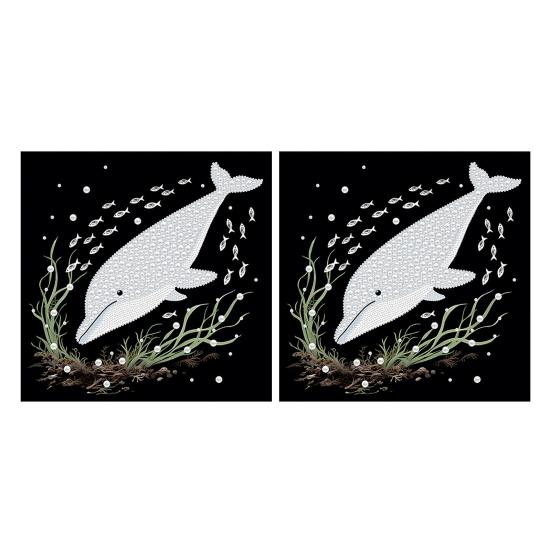 

Набір для малювання перлами своїми руками для дорослих початківців 3D-мистецтво з перлами Набір для рукоділля Пластикові перли Попередньо надрукований полотно Інструменти для декору стін будинку Подарунок на новосілля T