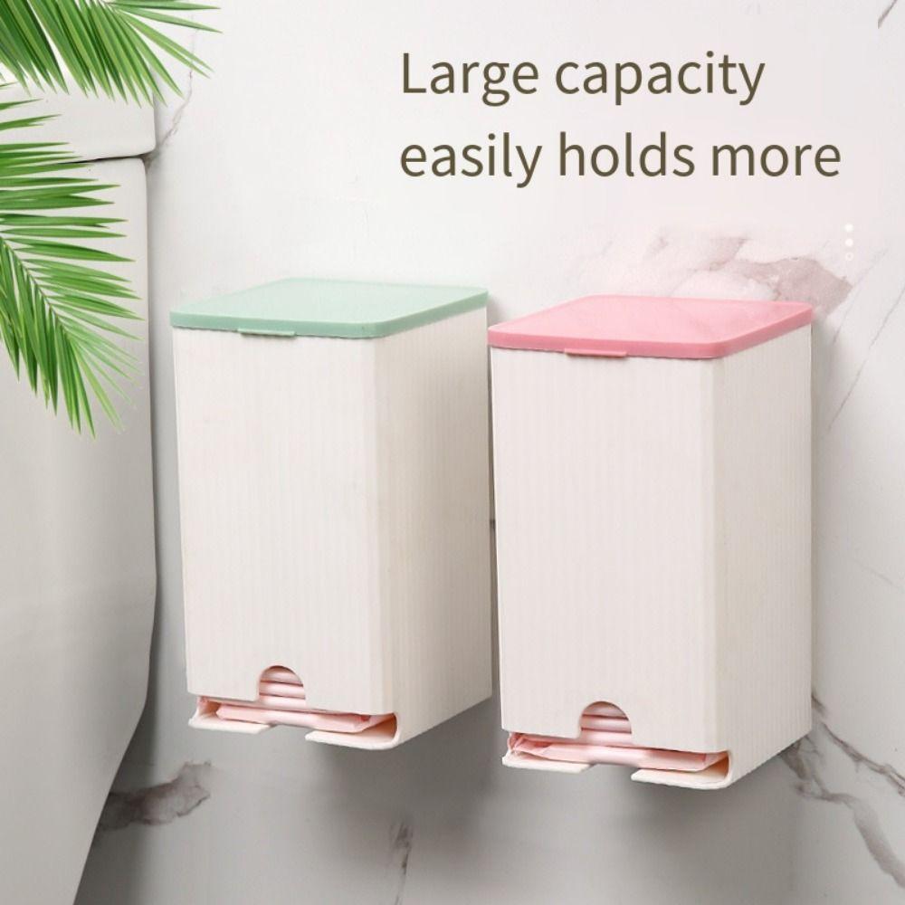 Wall Mounted Sanitary Napkin Organizer Water-proof Tampon Holder Sanitary Pad Container  Ladies