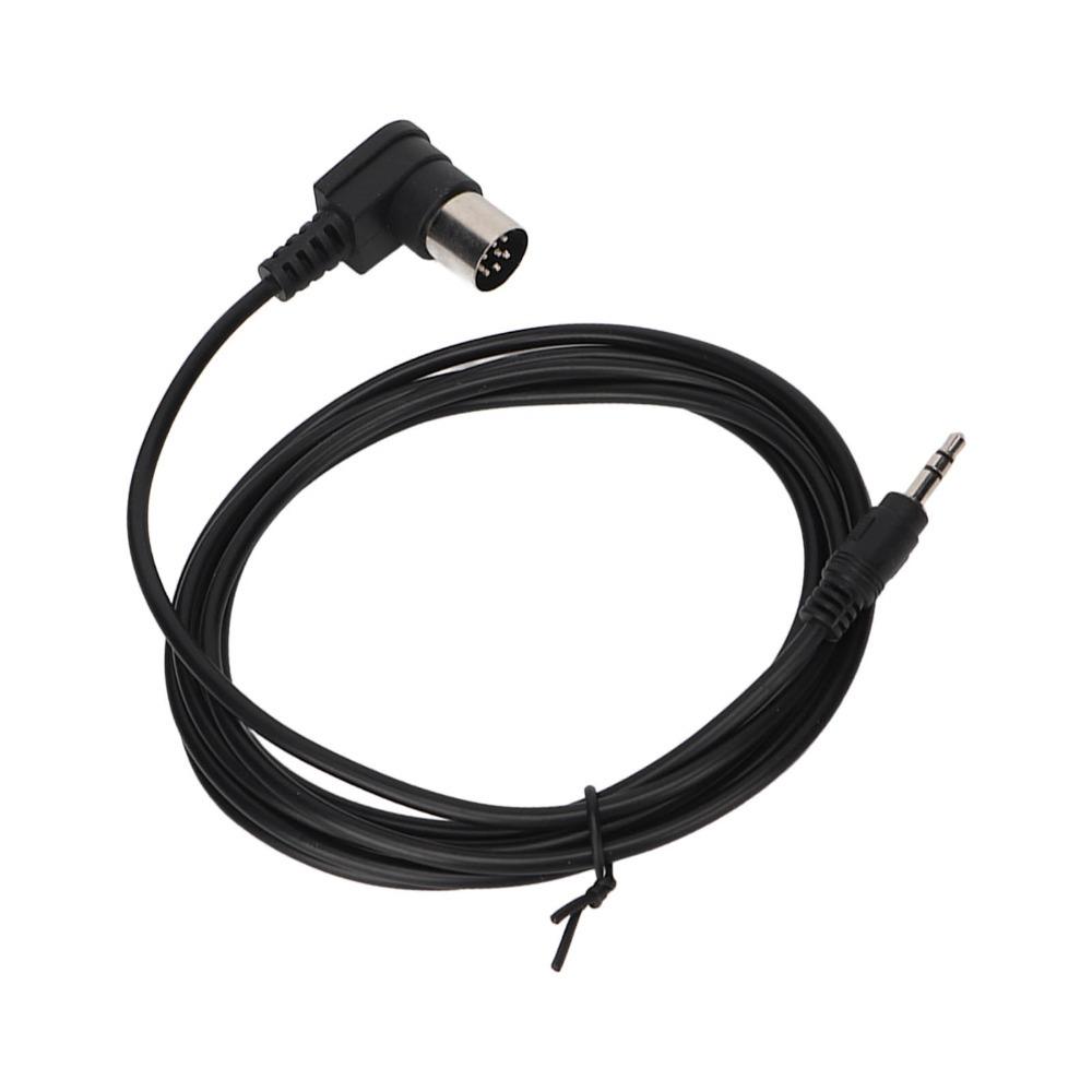 Plug and Play 90 Degree Elbow 3.5mm to DIN 8PIN Converter Cable  Professional Audio Setup