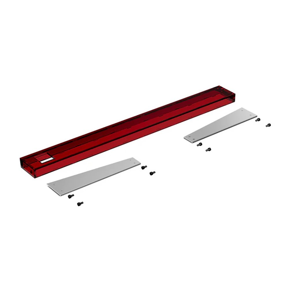 

MelGeek Made68 Game Esports Keyboard Dedicated Magnetic Switch Keyboard Accessory Lampshade Kit Pro/Ultra (Red Transparent)