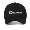 Cappello Uomo Portal Aperture Laboratories Cappellino da Baseball La Torta È Una Bugia Half Life Unisex Estivo Rete Fresca Cappellini Trucker Snapback