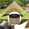 Reflective Tent Guy Rope, 4mm Tent Guy Line Tent Camping Rope Guide Rope for Outdoor Camping Hiking Awning Tarp Tents