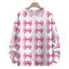Women's Casual Long Sleeve Bow Woolen Sweatshirt Fall  Vacation Long Sleeve Pullover