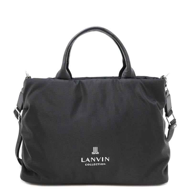 

Lanvin Collection Handbag Plie Bag Black 2-Way 61-6032 Women s чорний